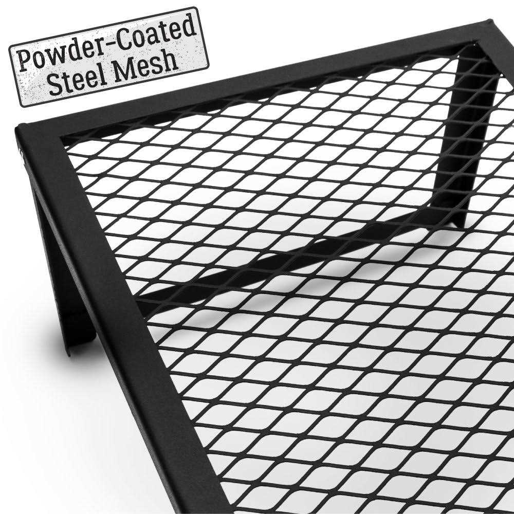 Brybelly Steel Mesh Over Fire Camping Grill Gate