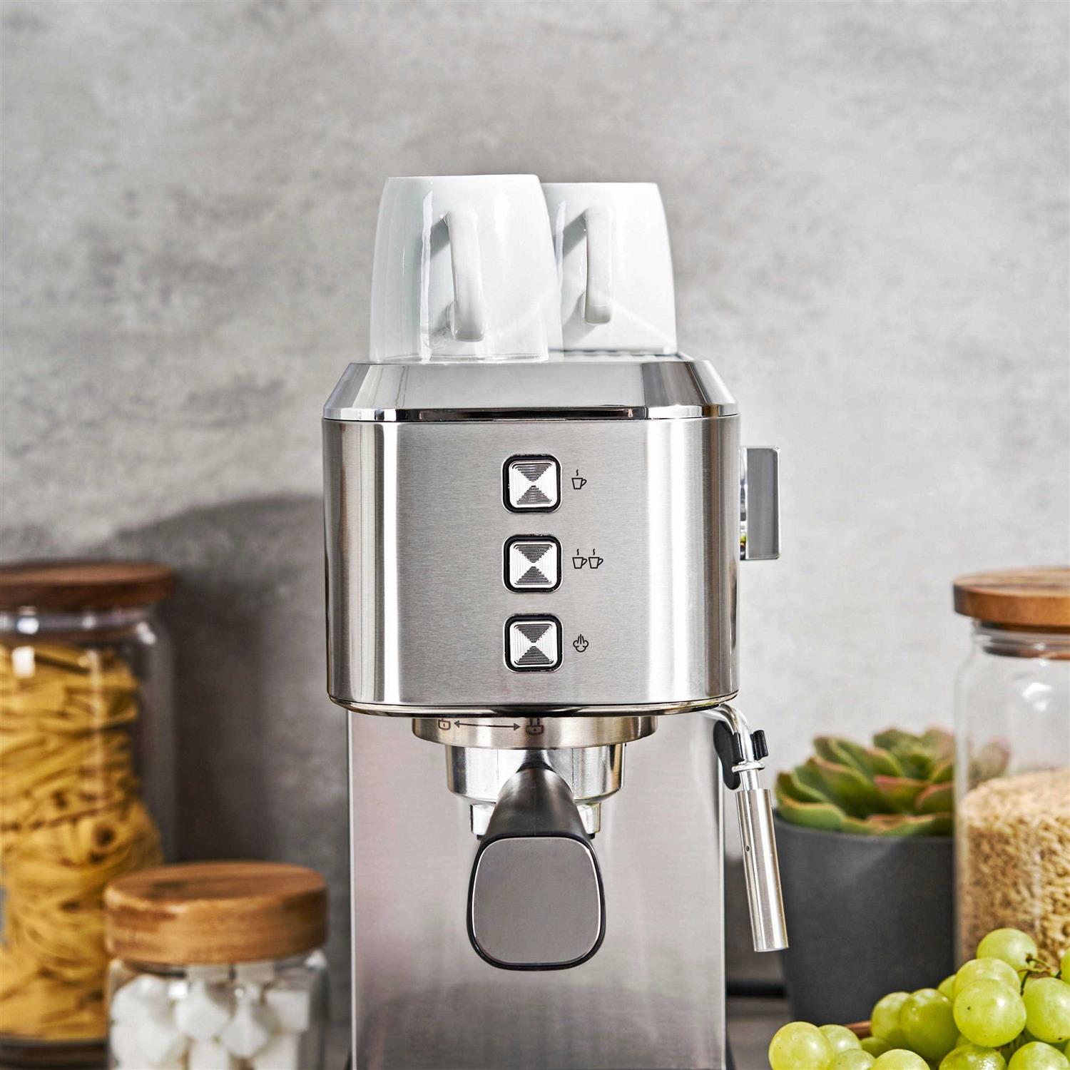 Bella Pro Series Slim Espresso Machine with 20 Bars of Pressure