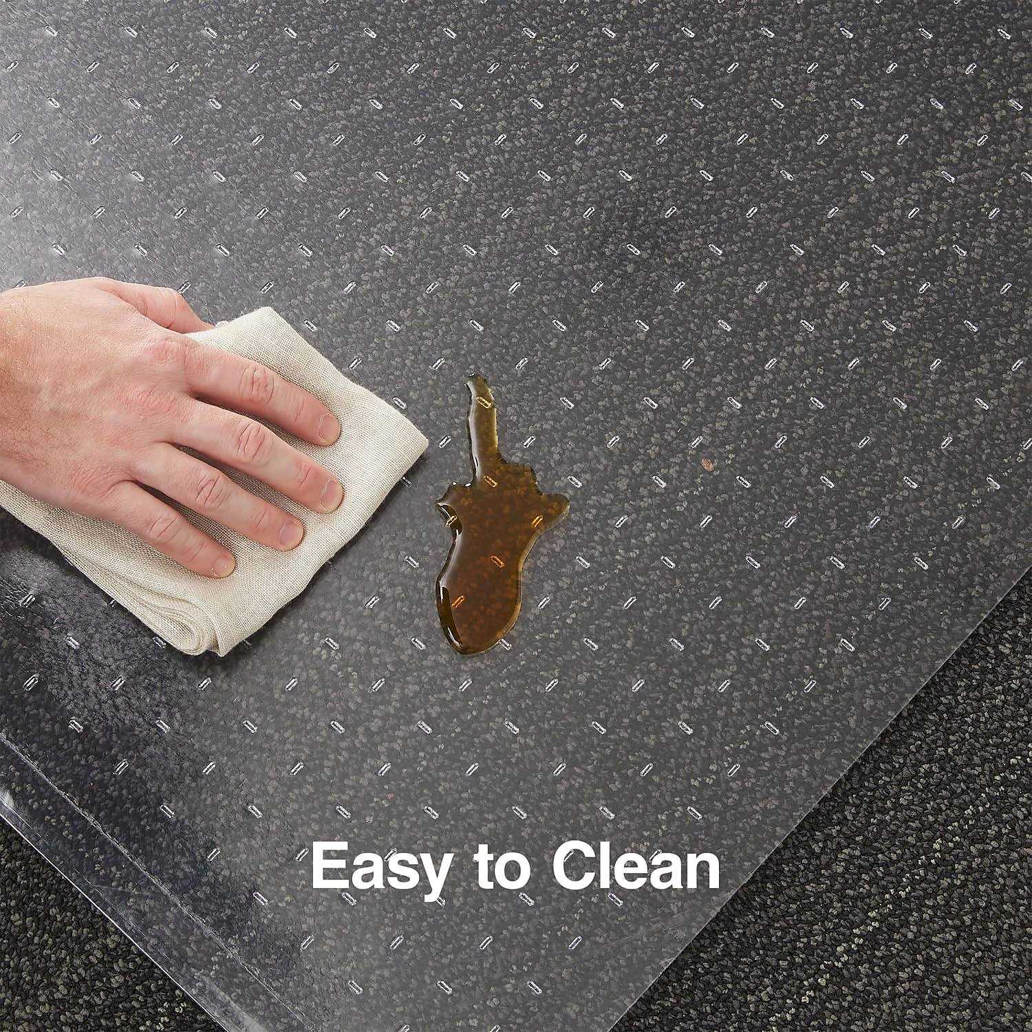 Staples Low Pile Carpet Chair Mat Rectangular