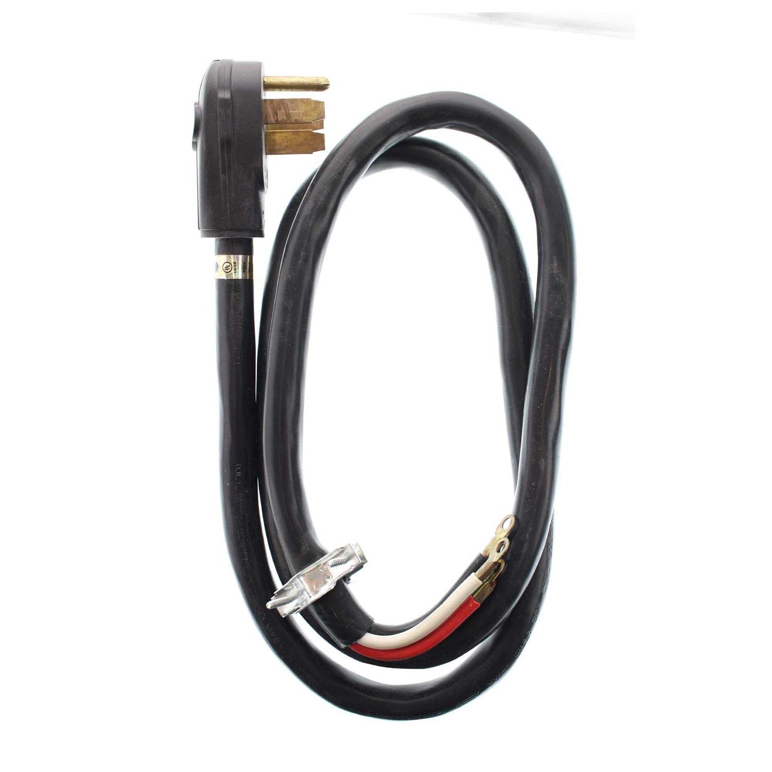 Utilitech 6-ft 4-Prong Black Range Appliance Power Cord