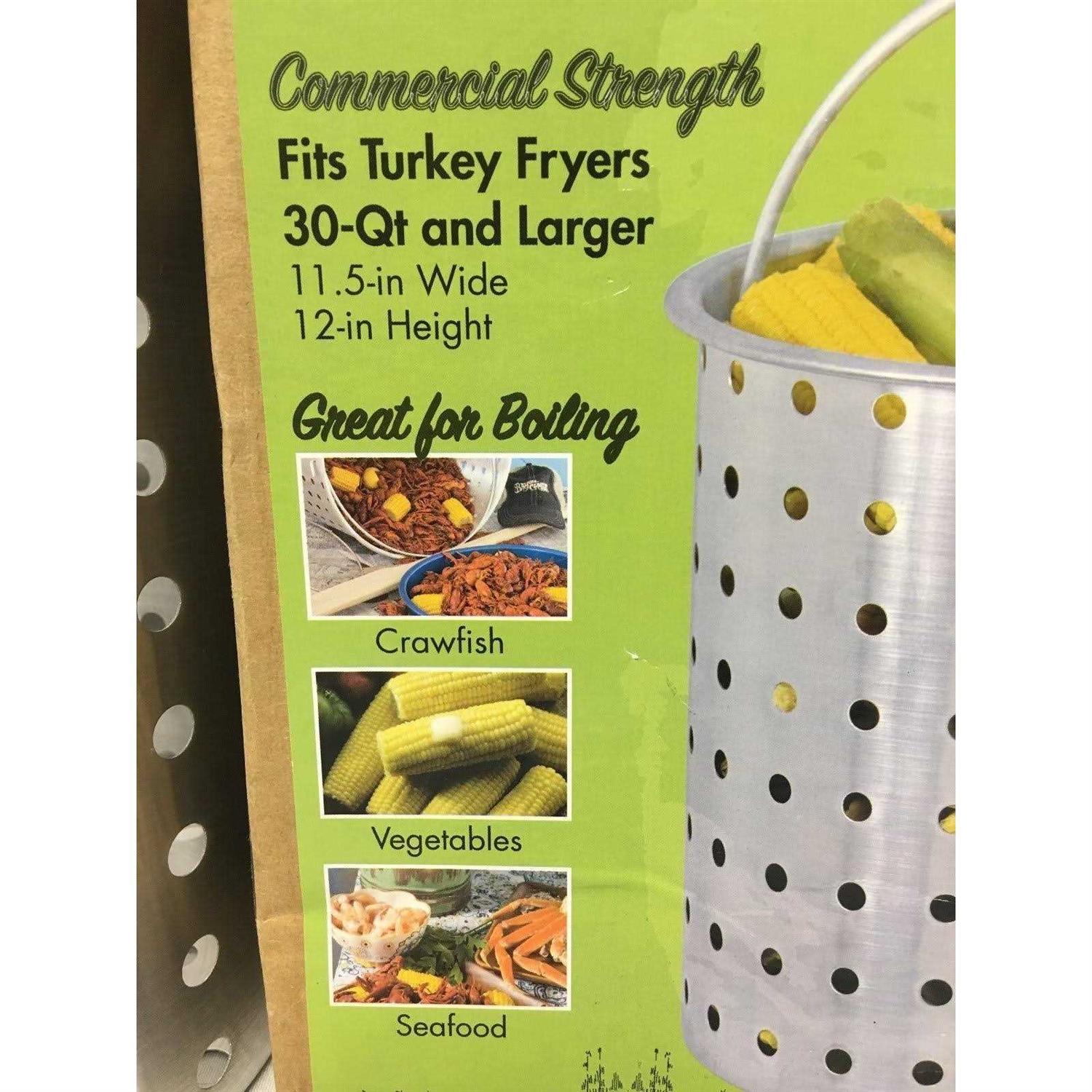 Bayou Classic 30 qt. Aluminum Fryer Basket B300