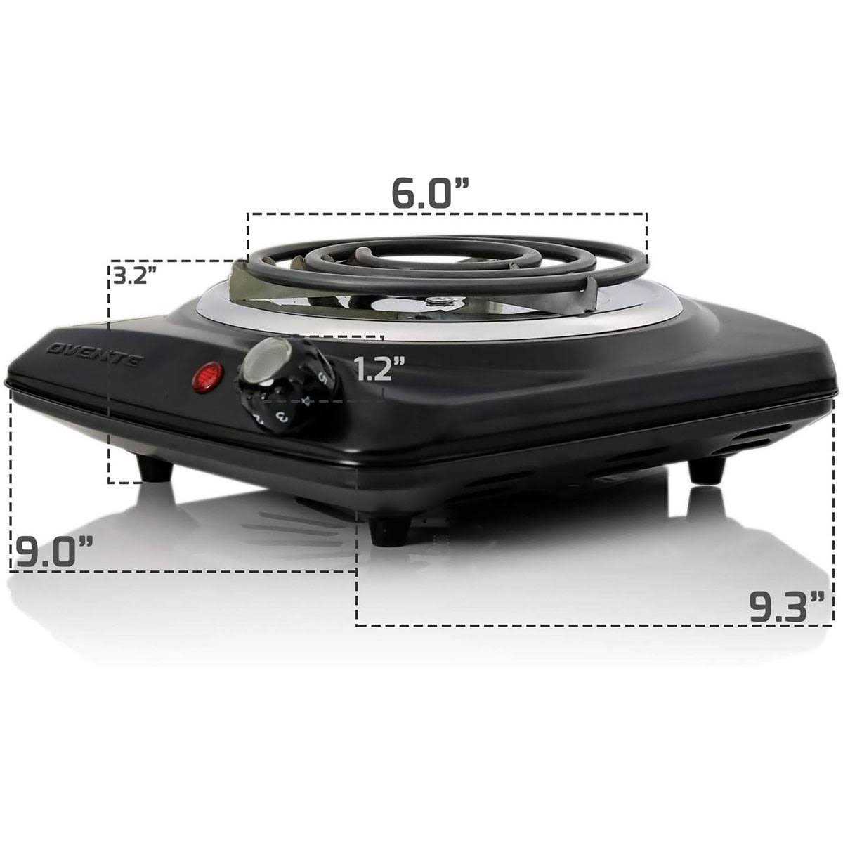 Ovente Ovente Electric Single Coil Burner 6in. Hot Plate Cooktop