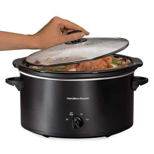 Hamilton Beach 5 Quart Portable Slow Cooker
