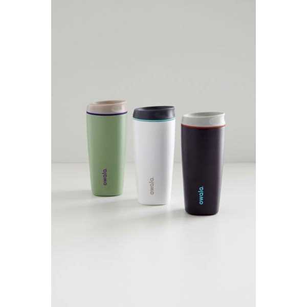 Owala SmoothSip Insulated Stainless Steel Coffee Tumbler Reusable Iced Coffee Cup