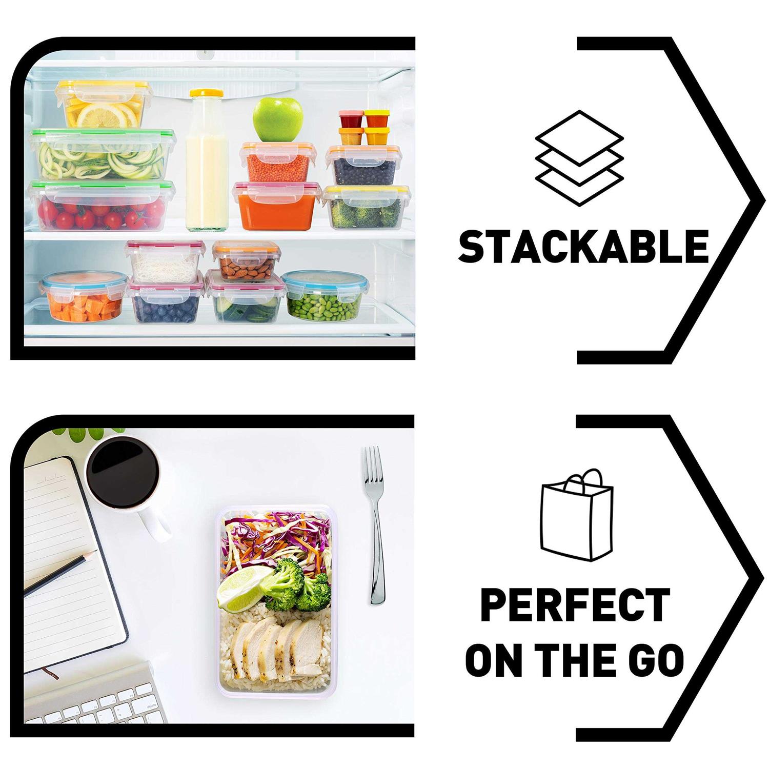 fullstar Food storage Containers with Lids plastic Containers