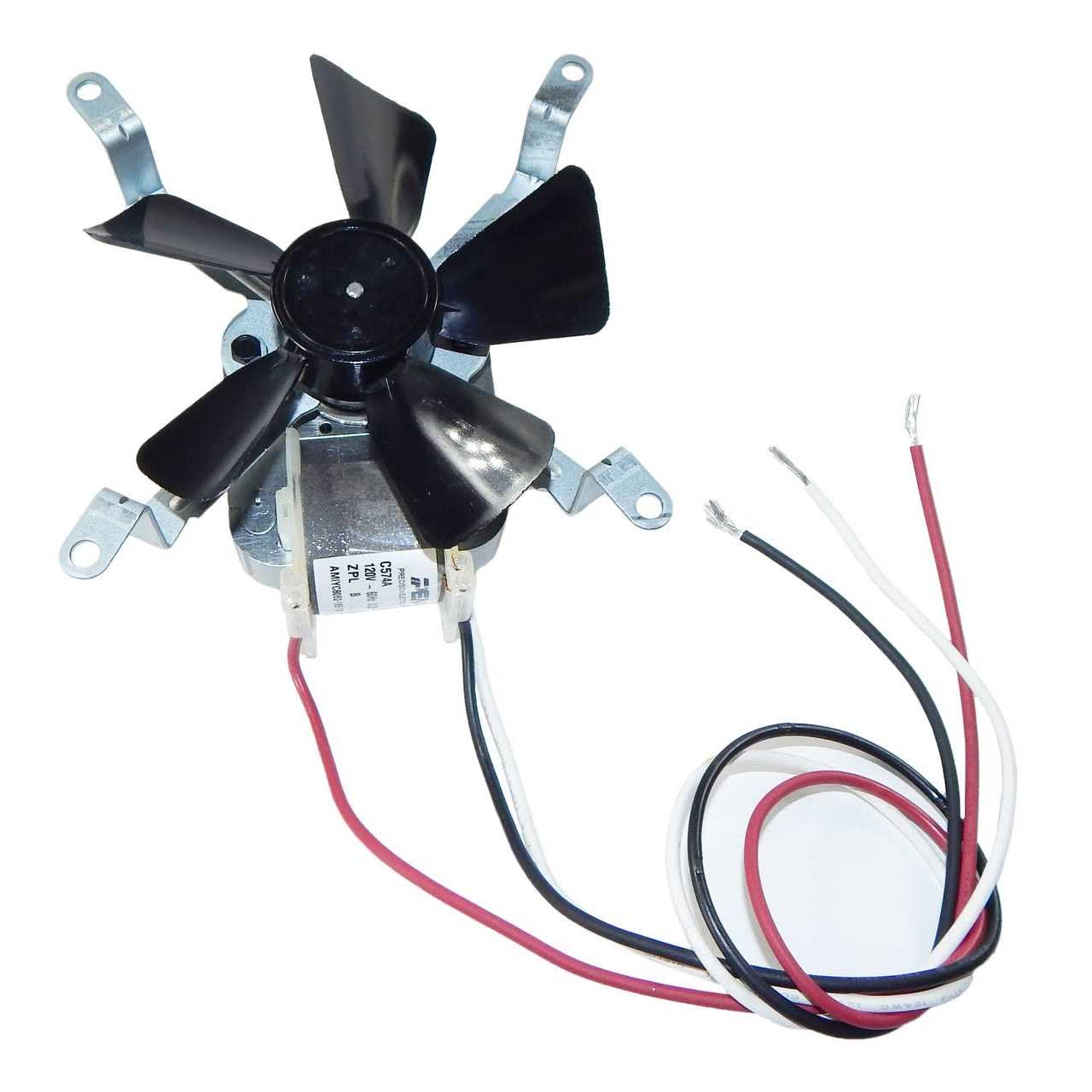 C574A Universal Fireplace Blower Fan 2 Speed 115 Volt