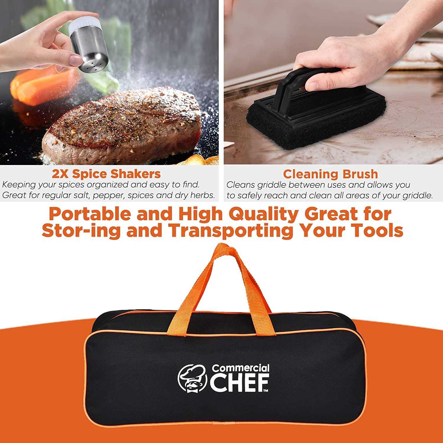 Commercial Chef Blackstone Griddle Accessories Kit Blackstone Accessories
