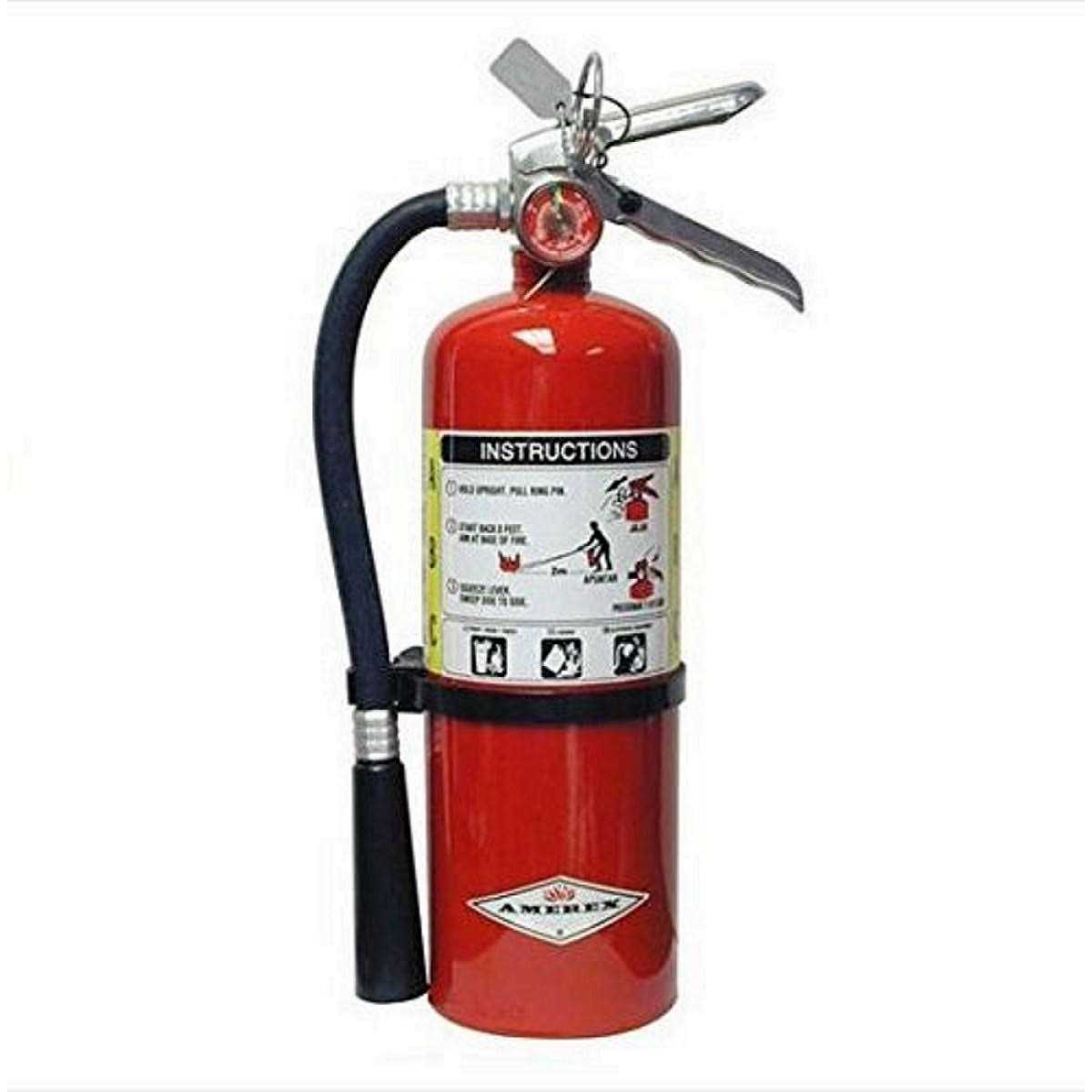 Amerex B402 5lb ABC Dry Chemical Class A B C Fire Extinguisher