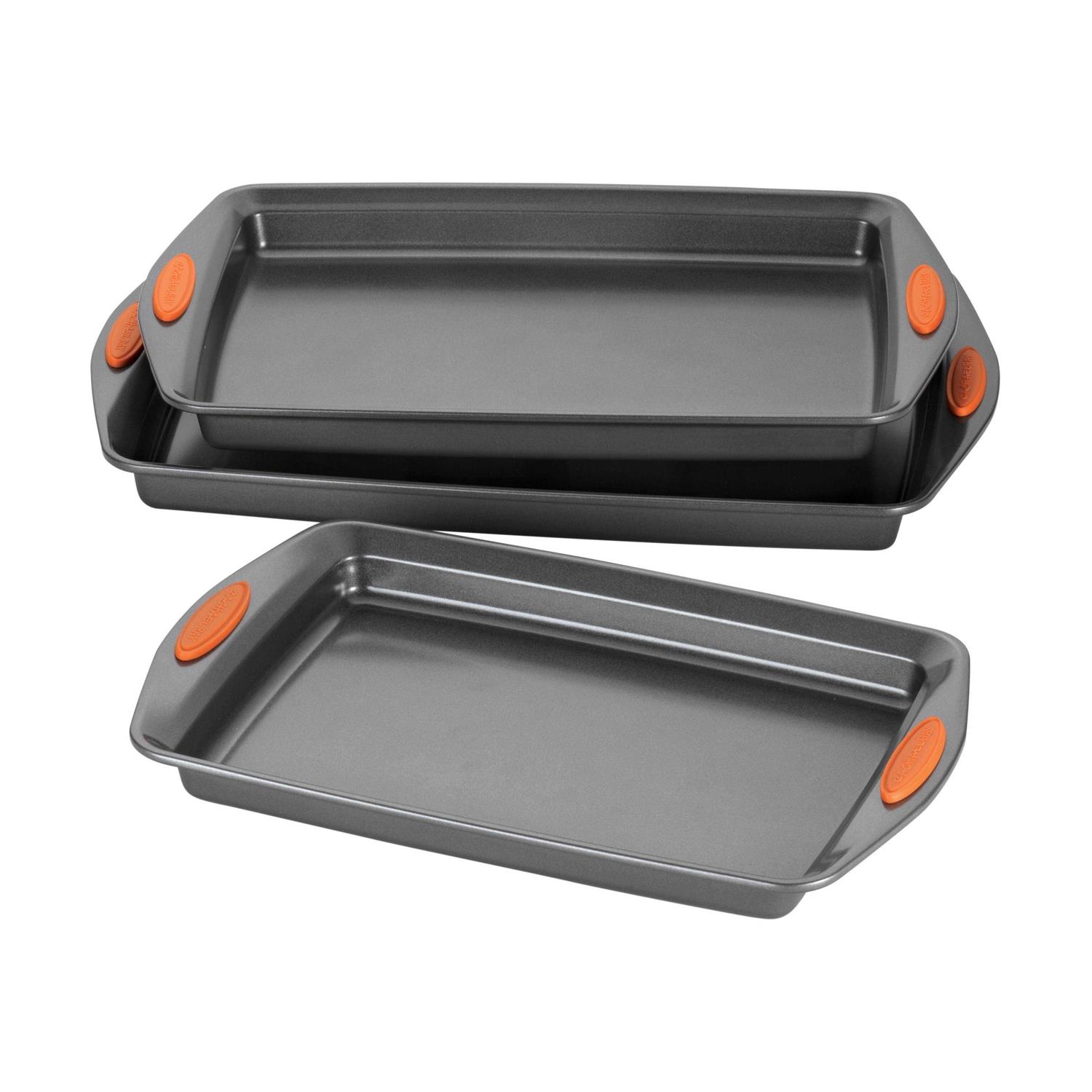 Rachael Ray Yum-o! 3-Piece Nonstick Cookie Pan Set