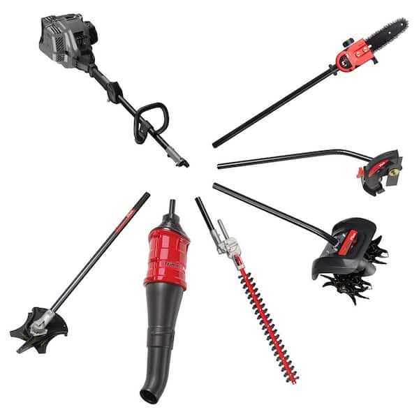 Trimmer Plus TPB720 Brushcutter with J-Handle for Attachment Capable String, Red