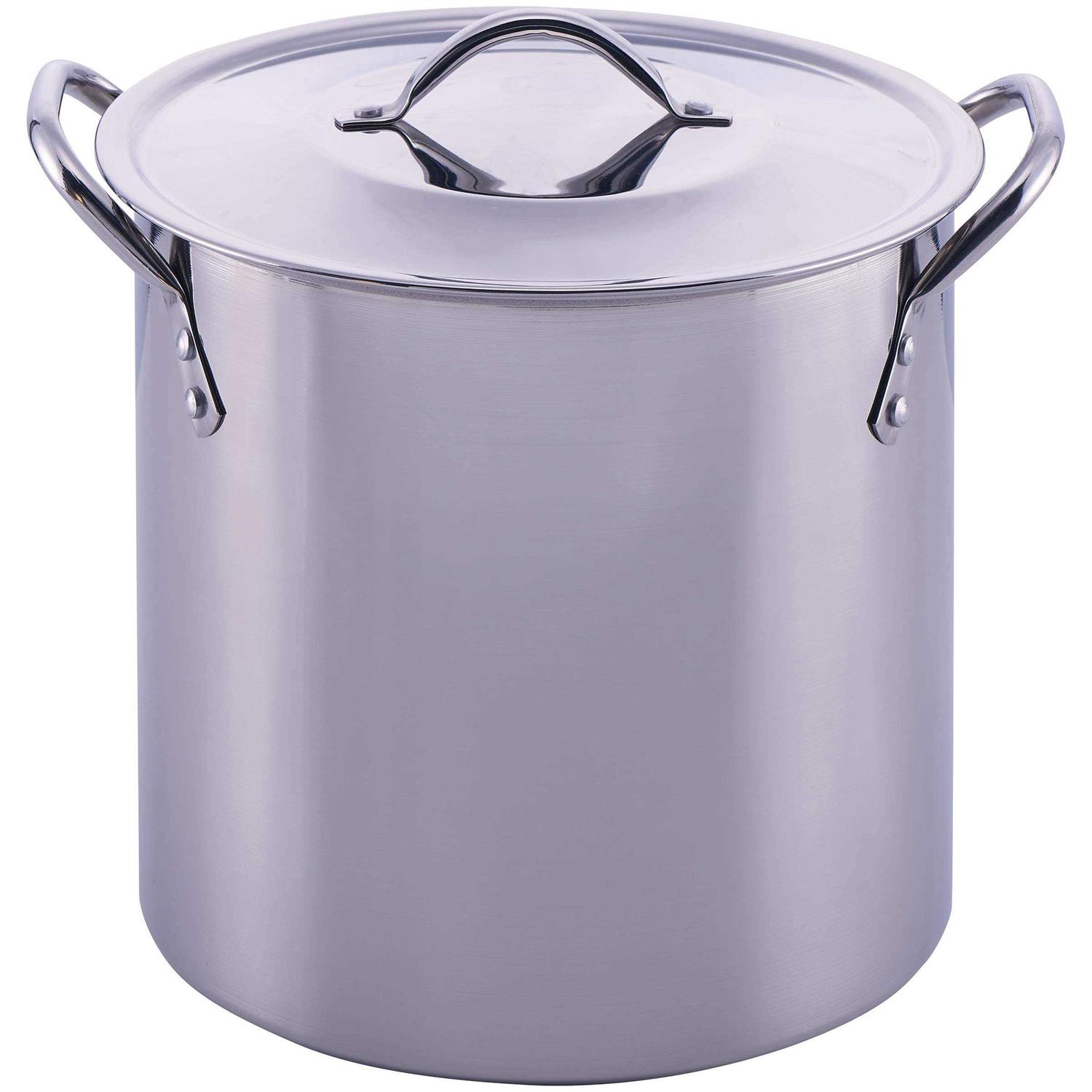 Mainstays Stainless Steel Stock Pot with Lid