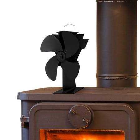 Home-complete Heat Powered Wood Burning Stove Fan