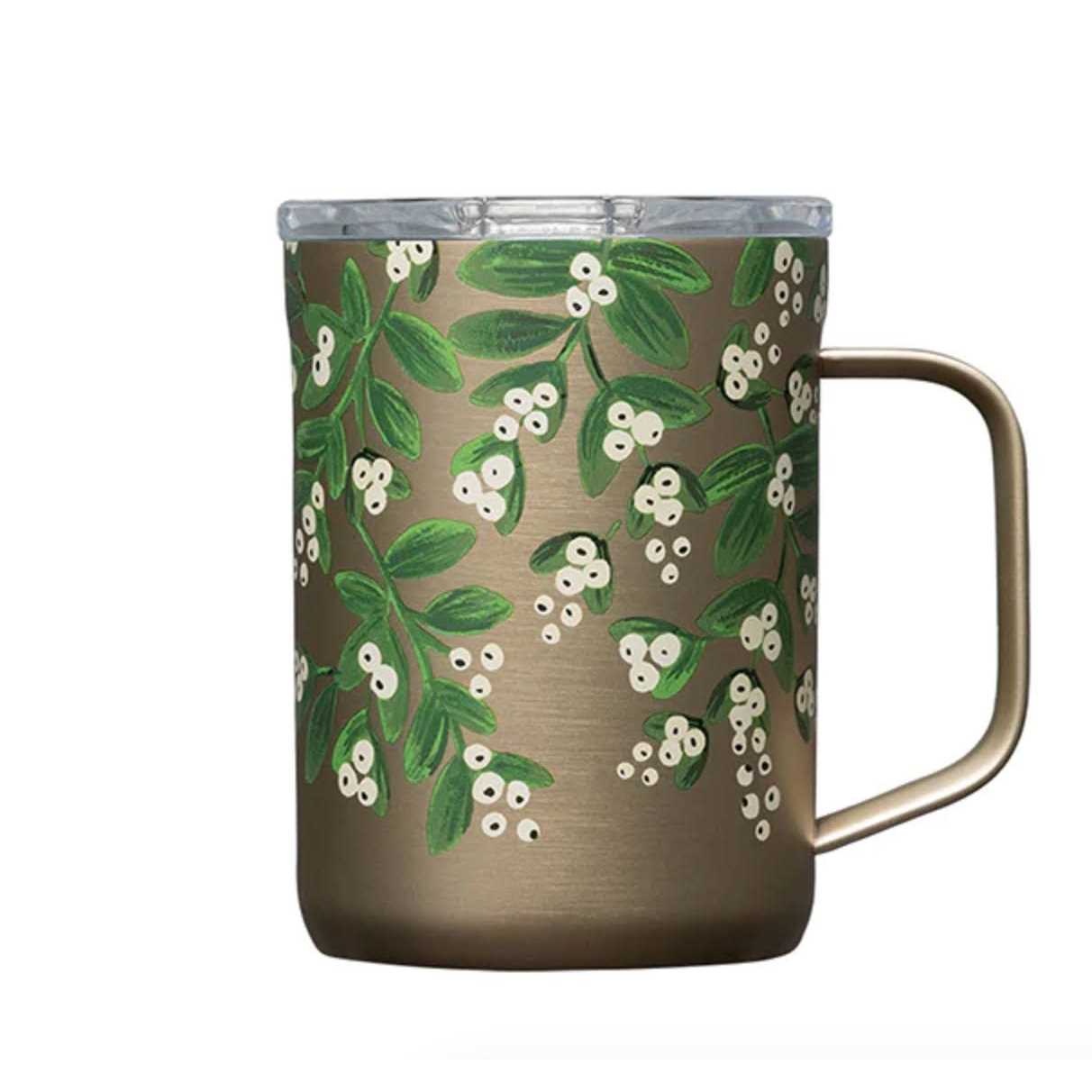 Corkcicle Rifle Paper Co. Mistletoe Mug