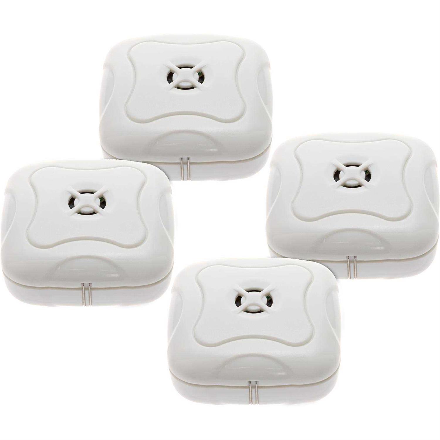 Mindful Design Water Leak Detector 95 dB Flood Detection Alarm Sensor for Bathrooms