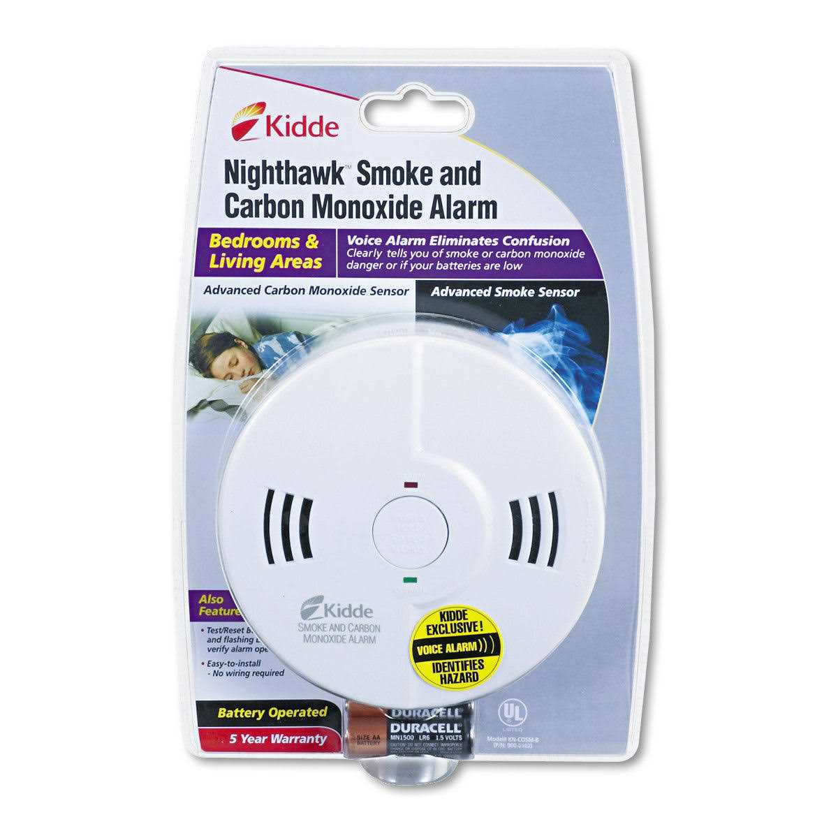 Kidde Combination Carbon Monoxide Smoke Alarm
