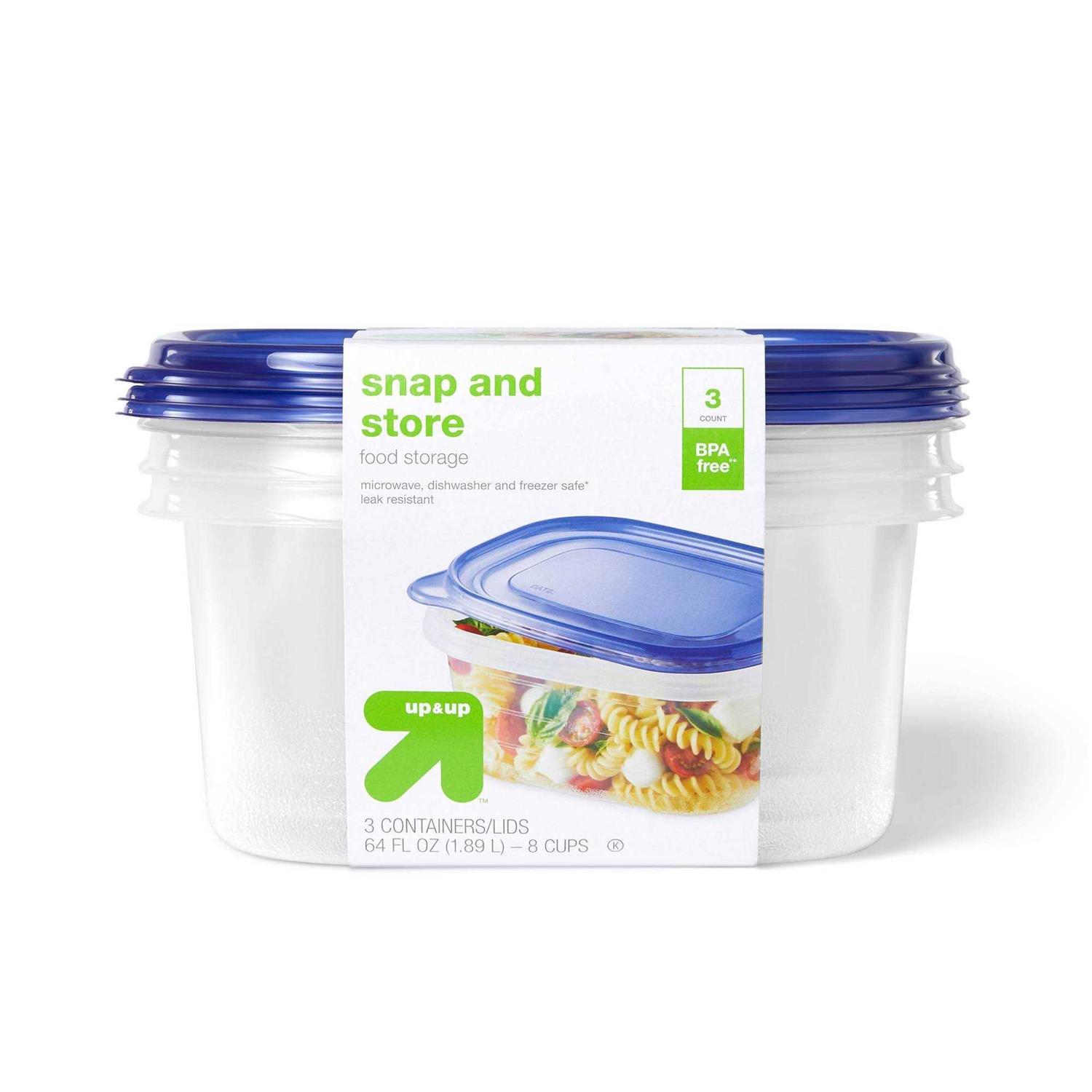 up & up Snap and Store Rectangle Food Storage Container