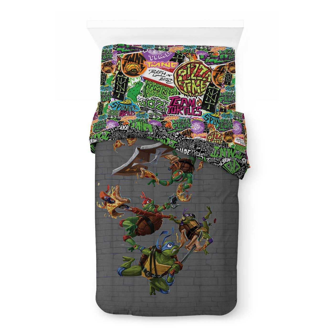 Teenage Mutant Ninja Turtles Kids’ Character Comforter Twin Kids’ Unisex