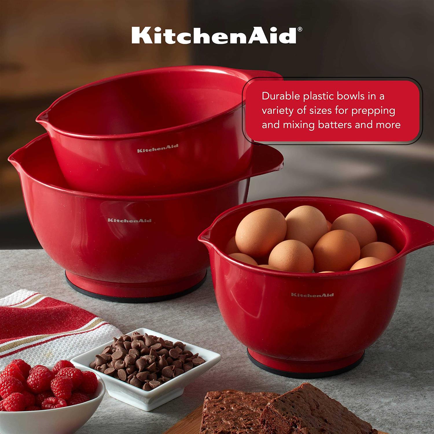 KitchenAid Mixing Bowls Set of 3