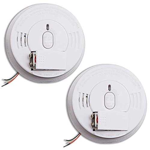 Kidde Smoke Detector Hardwired Smoke Alarm with Battery Backup i12060