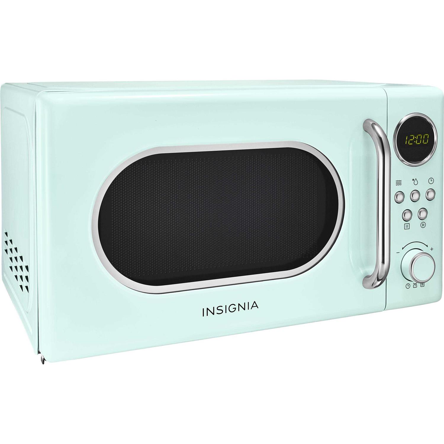 Insignia 0.7 Cu. Ft. Retro Compact Microwave