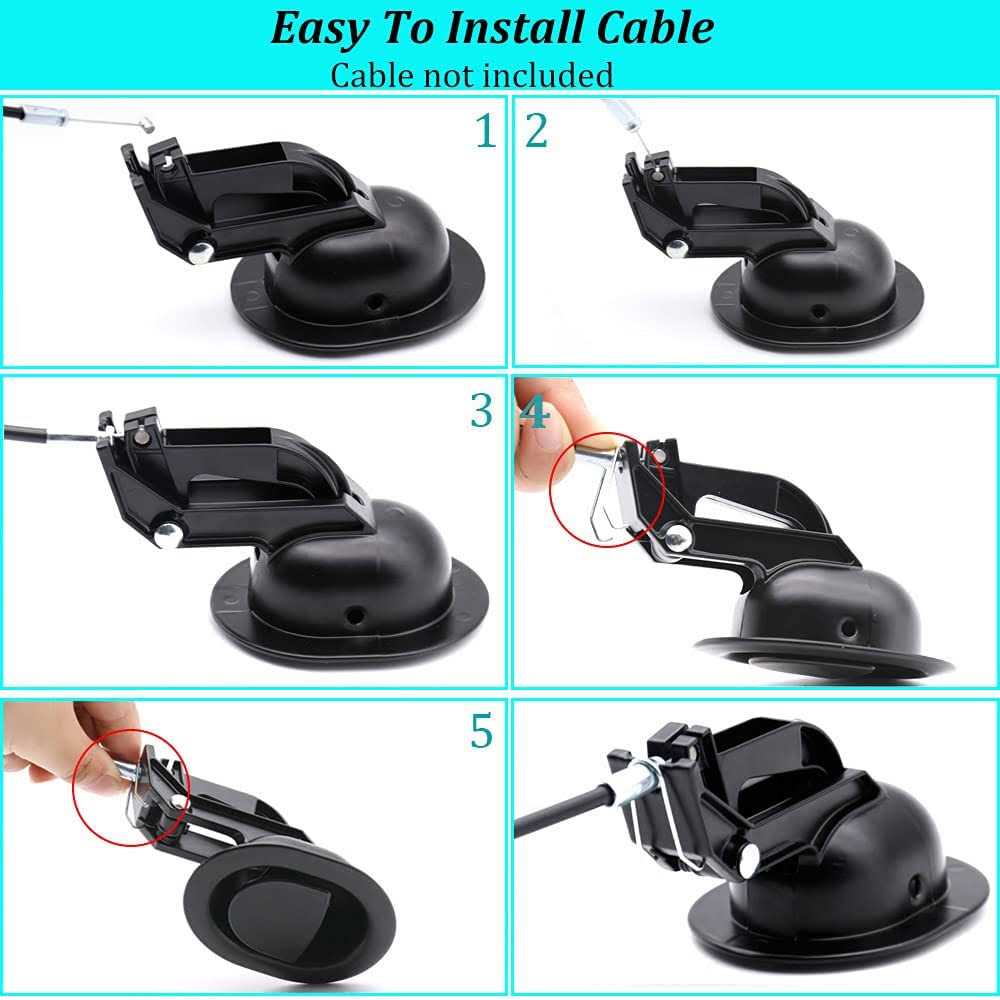 Ttmagic Universal Heavy-duty Metal Sofa Chair Recliner Release Pull Handle Repla