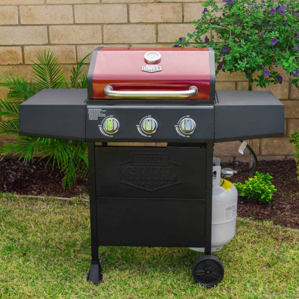 Expert Grill 3 Burner Propane Gas Grill in Black
