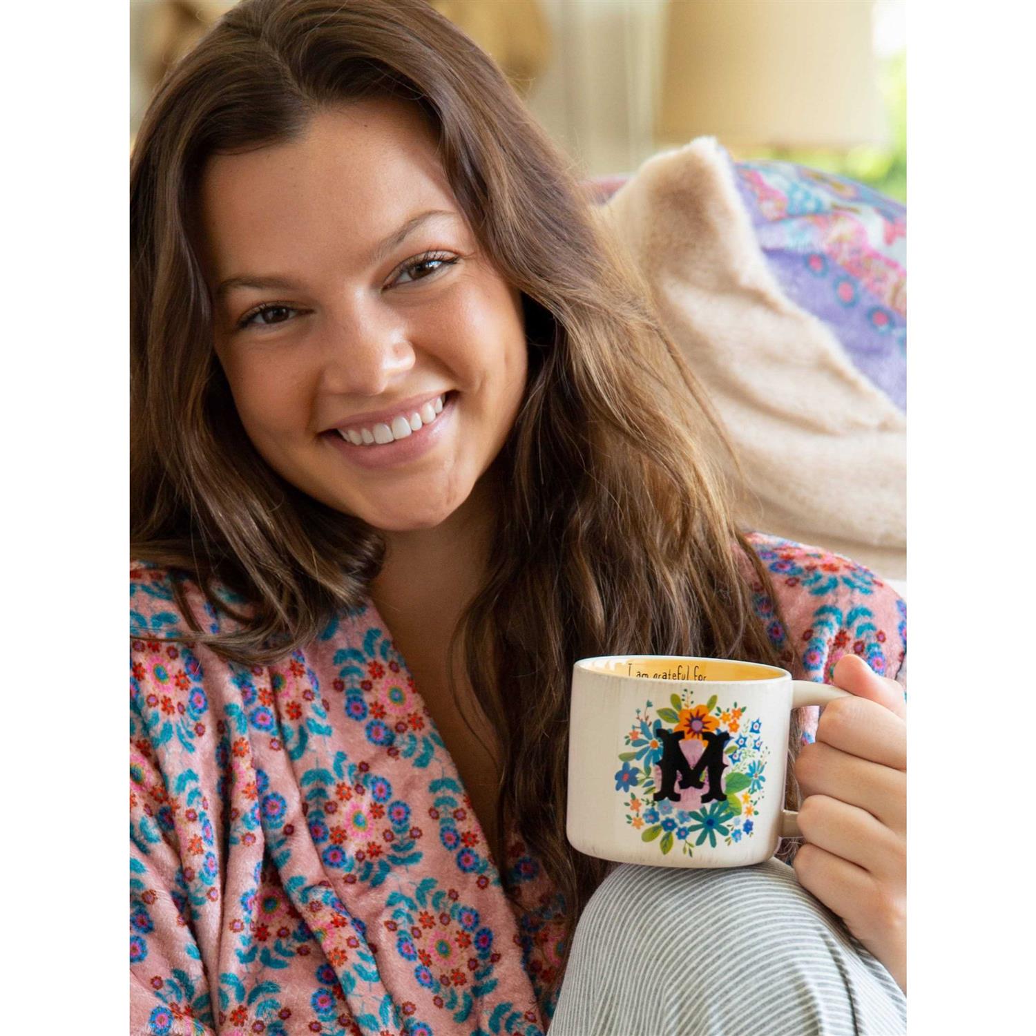 Natural Life Initial Coffee Mug