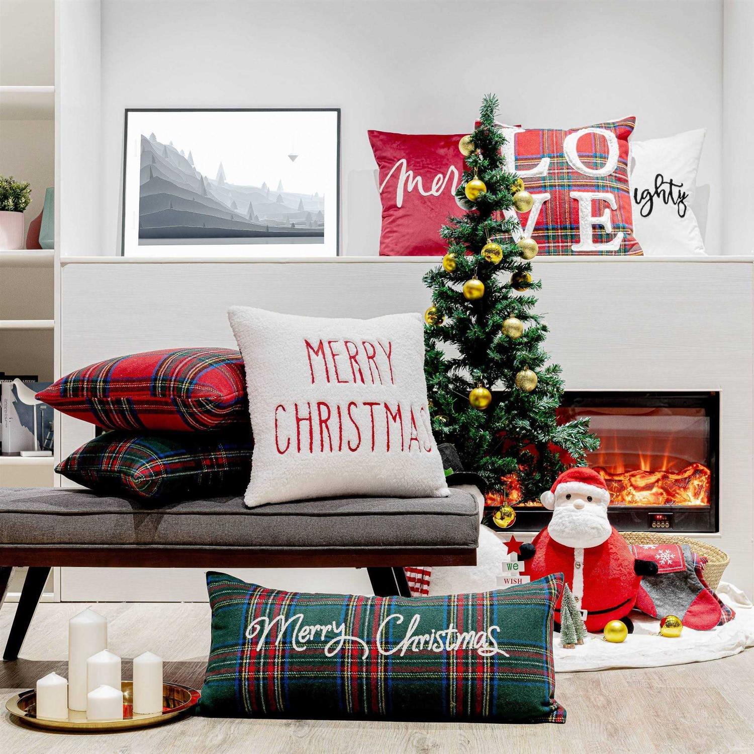 Evergrace Tartan Scottish Plaid Pillow Lumbar