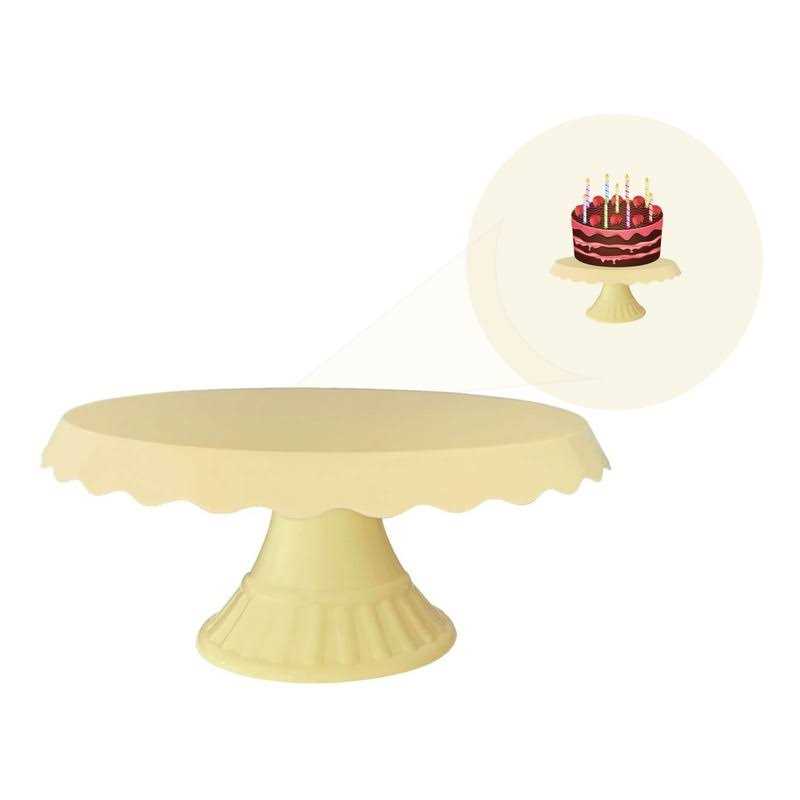 Grupo Mirandinha Acrylic Round Slim Lace Cake Stand Cupcake Stand Candy Stand