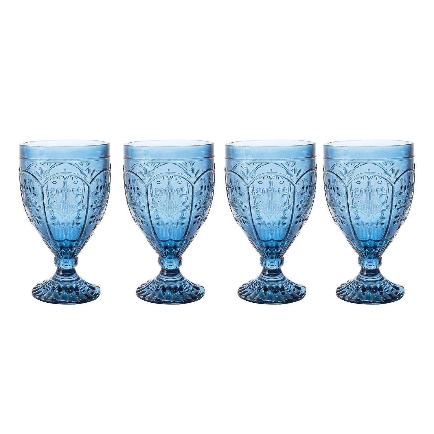 Fitz and Floyd Trestle Goblets Set of 4