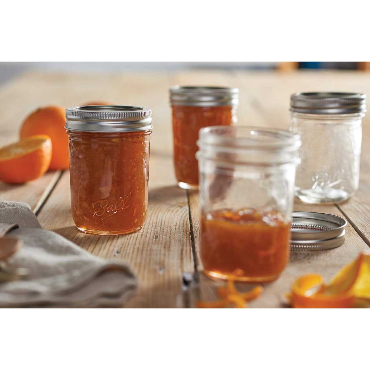 Ball Smooth Sided Regular Mouth Jars