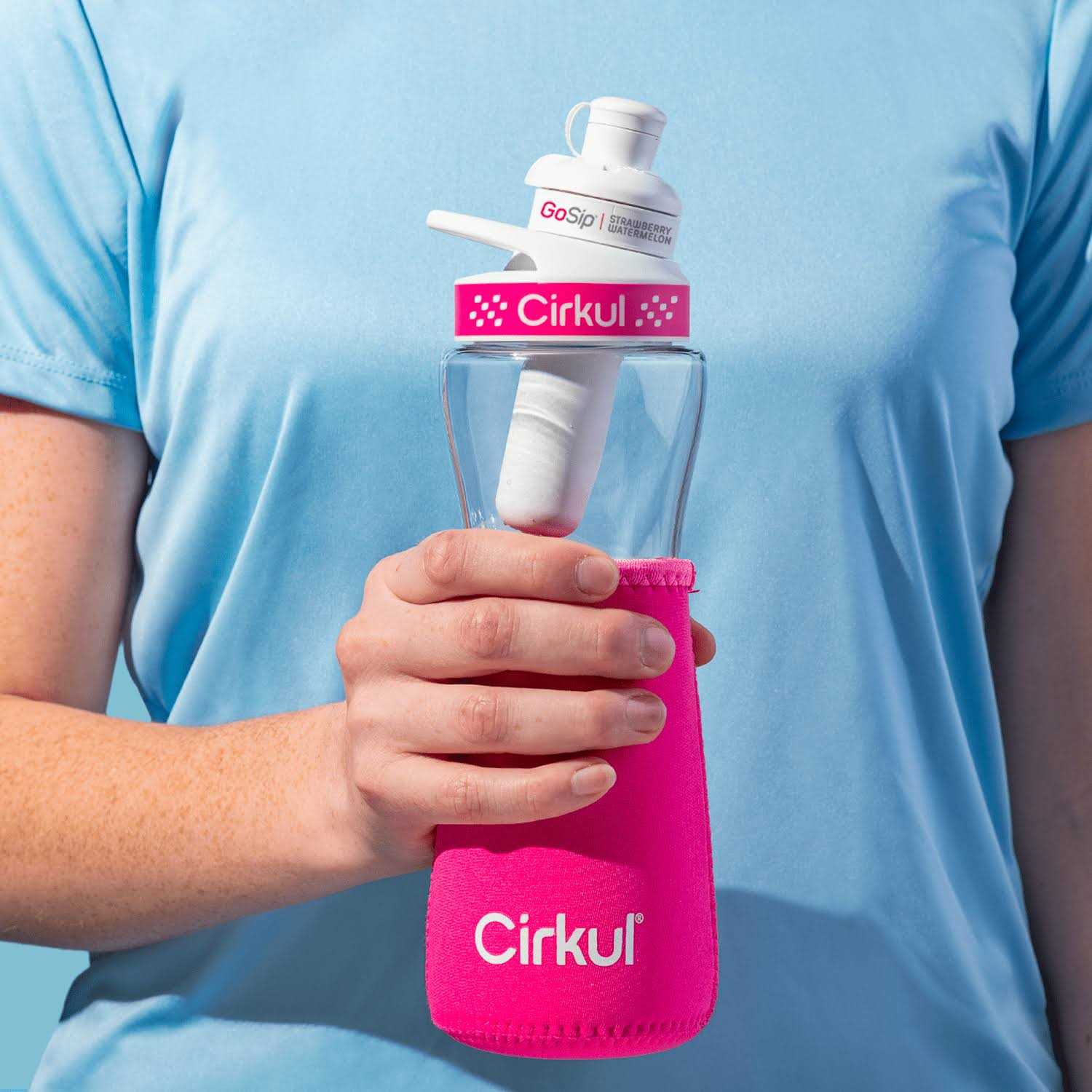Cirkul Bottle Chill Sleeve & Comfort-Grip Lid