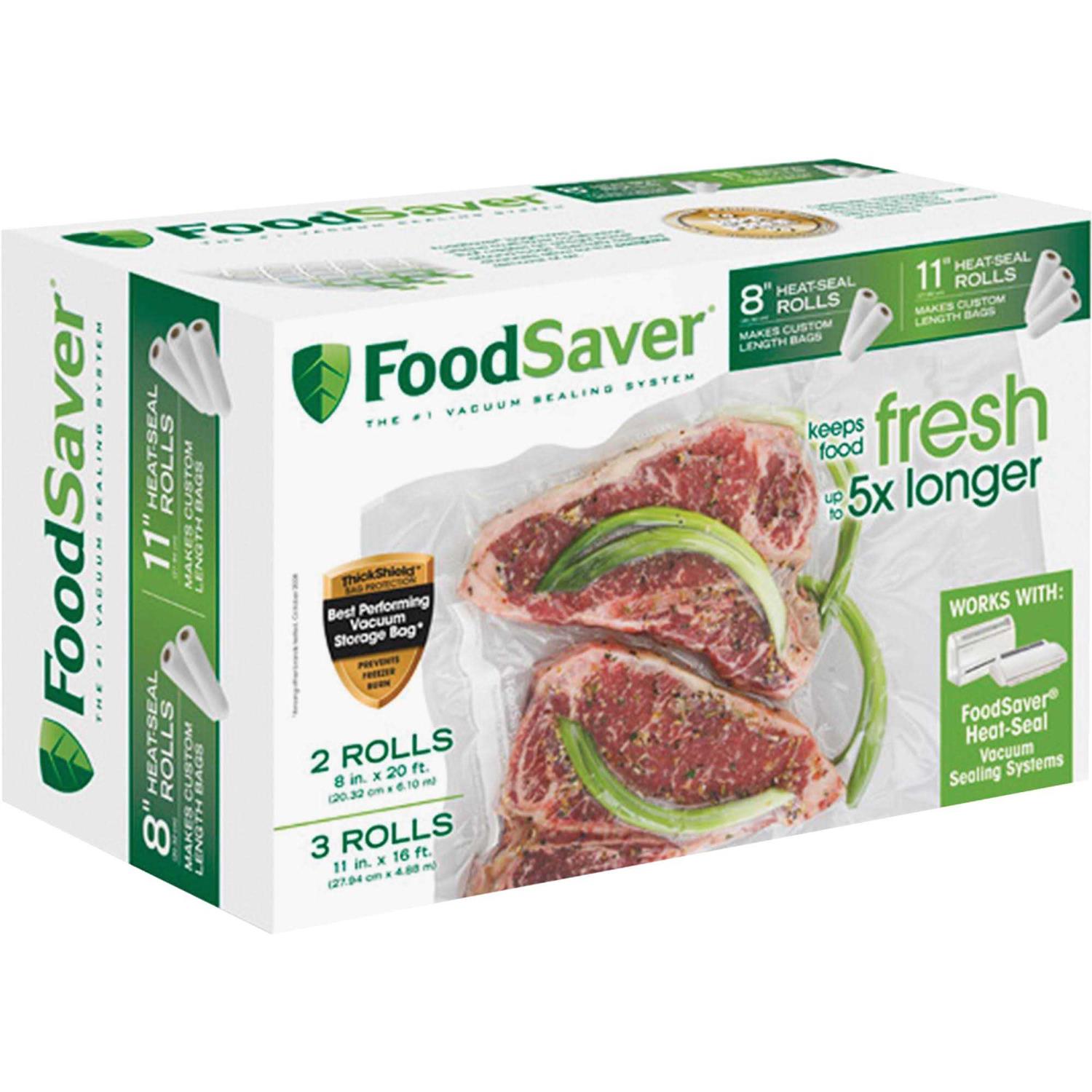 FoodSaver Vacuum Seal Rolls 5-pk