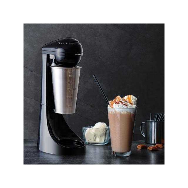 Ovente Classic Milkshake Maker Machine 2 Speed with Stainless Steel Mixing Cup MS2070B