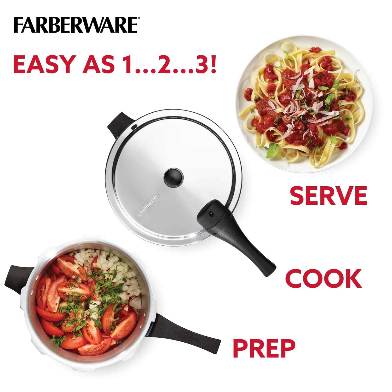 Farberware 6-Quart Aluminum Stovetop Pressure Cooker