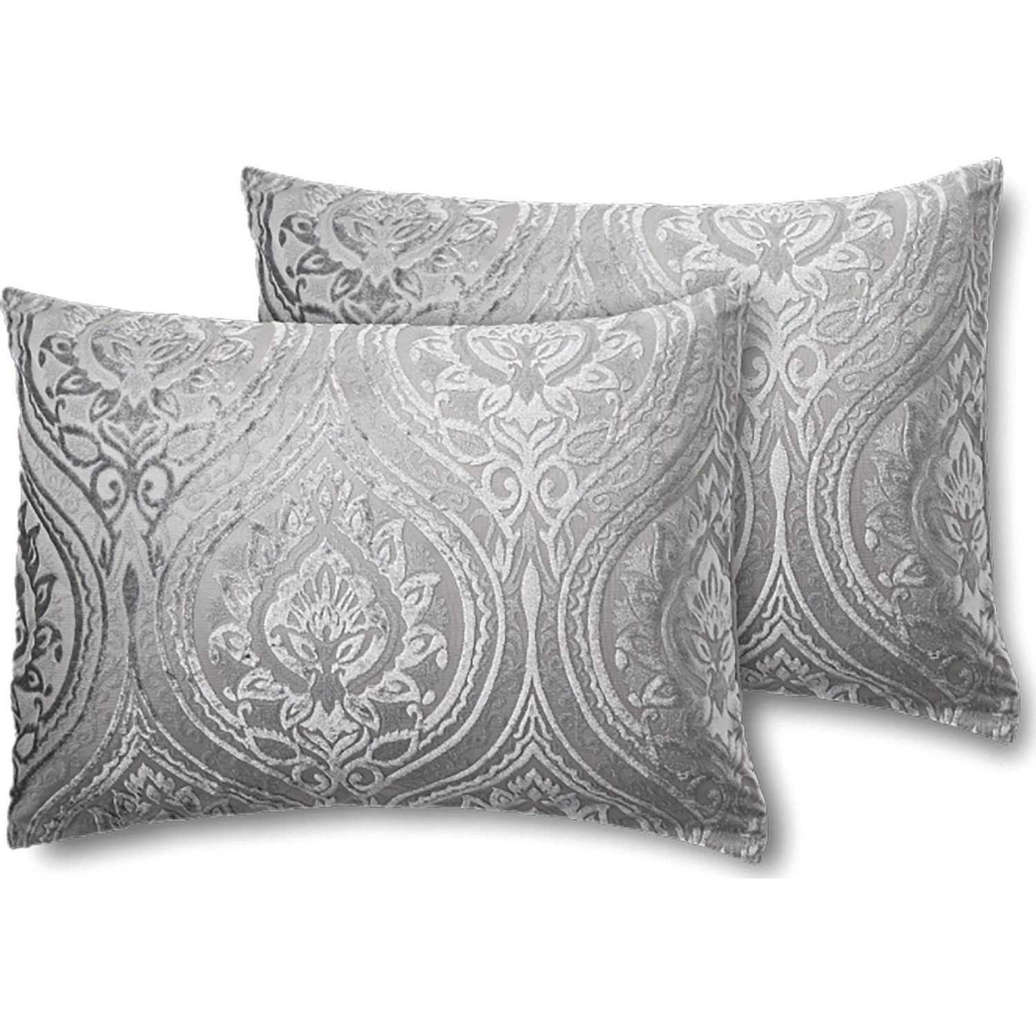 Mainstays Cougar Burnout Velvet Ogee 7-Piece Comforter Set