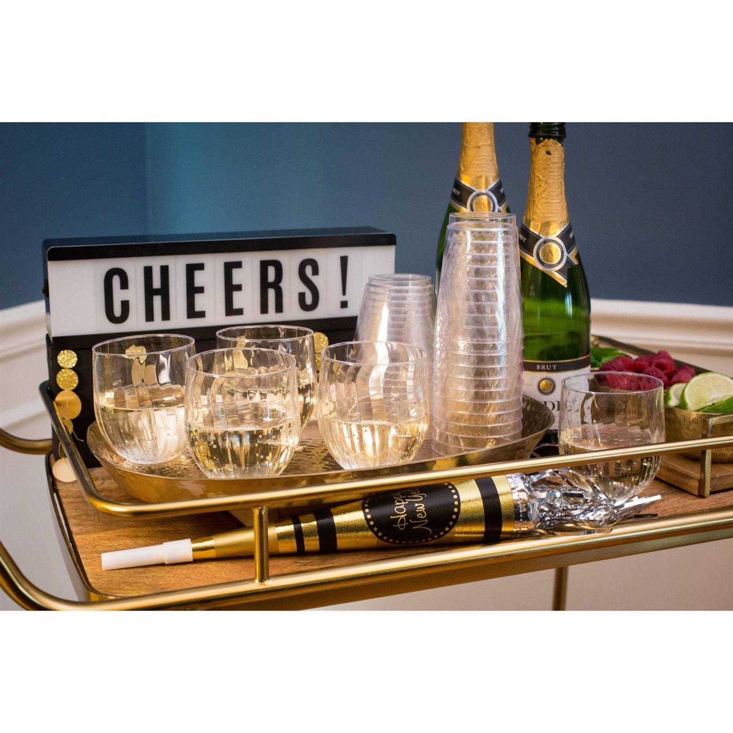 Chinet Crystal Stemless Wine Glass