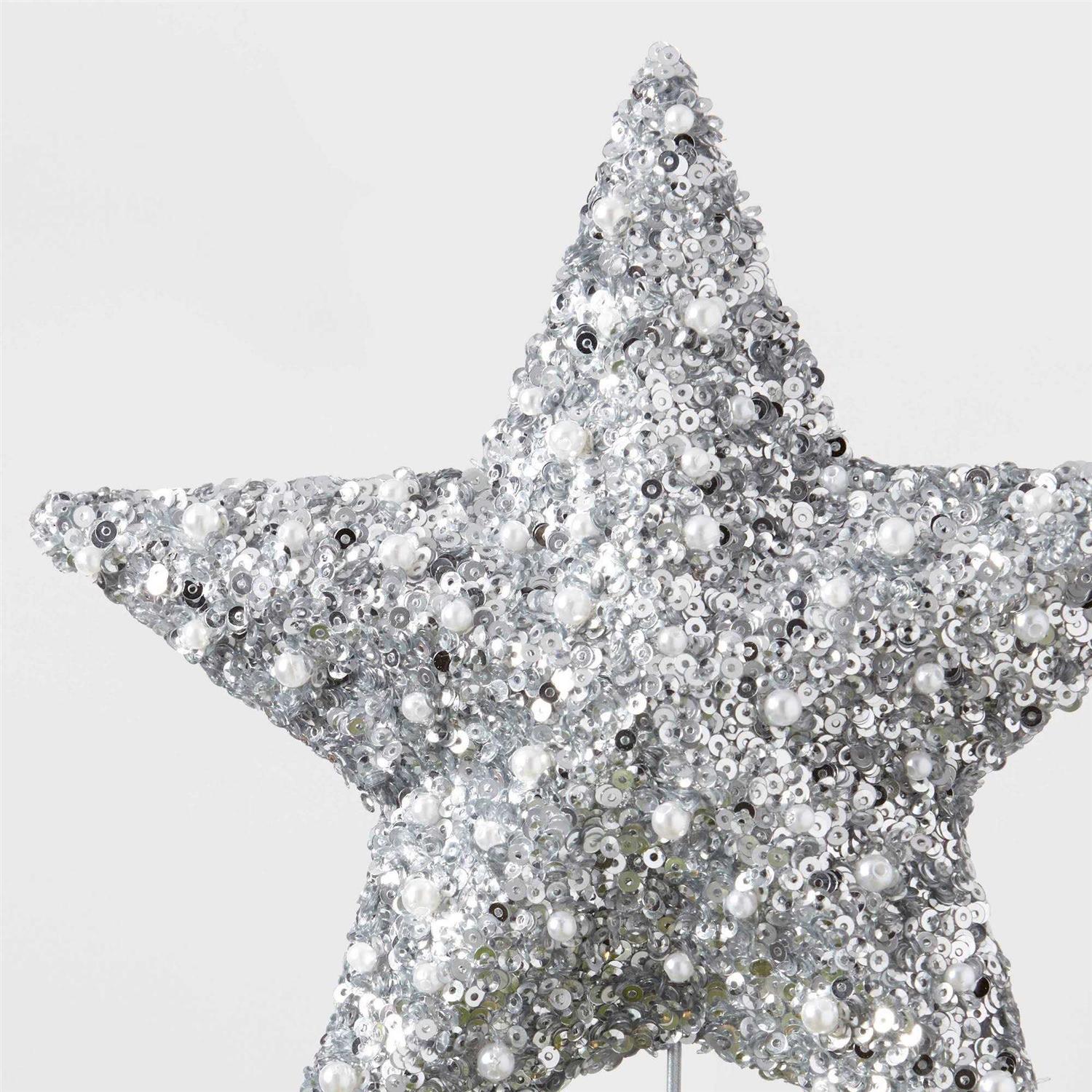 Wondershop Small Sequined Star Tree Topper