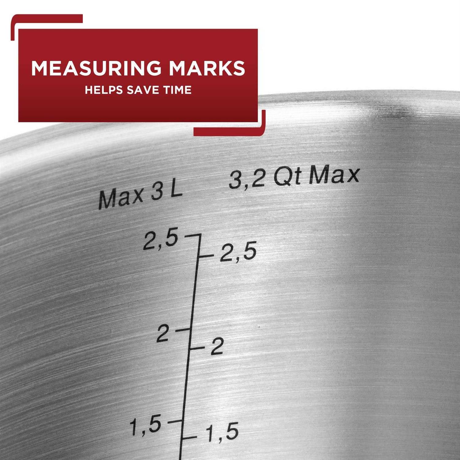 T-fal Cook Strain Stainless Steel Cookware Set