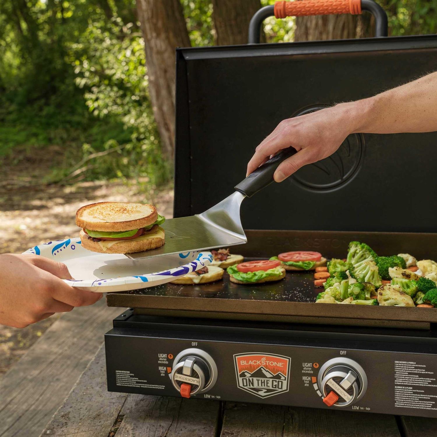 Blackstone 1968 On The Go Tabletop Griddle with Hood