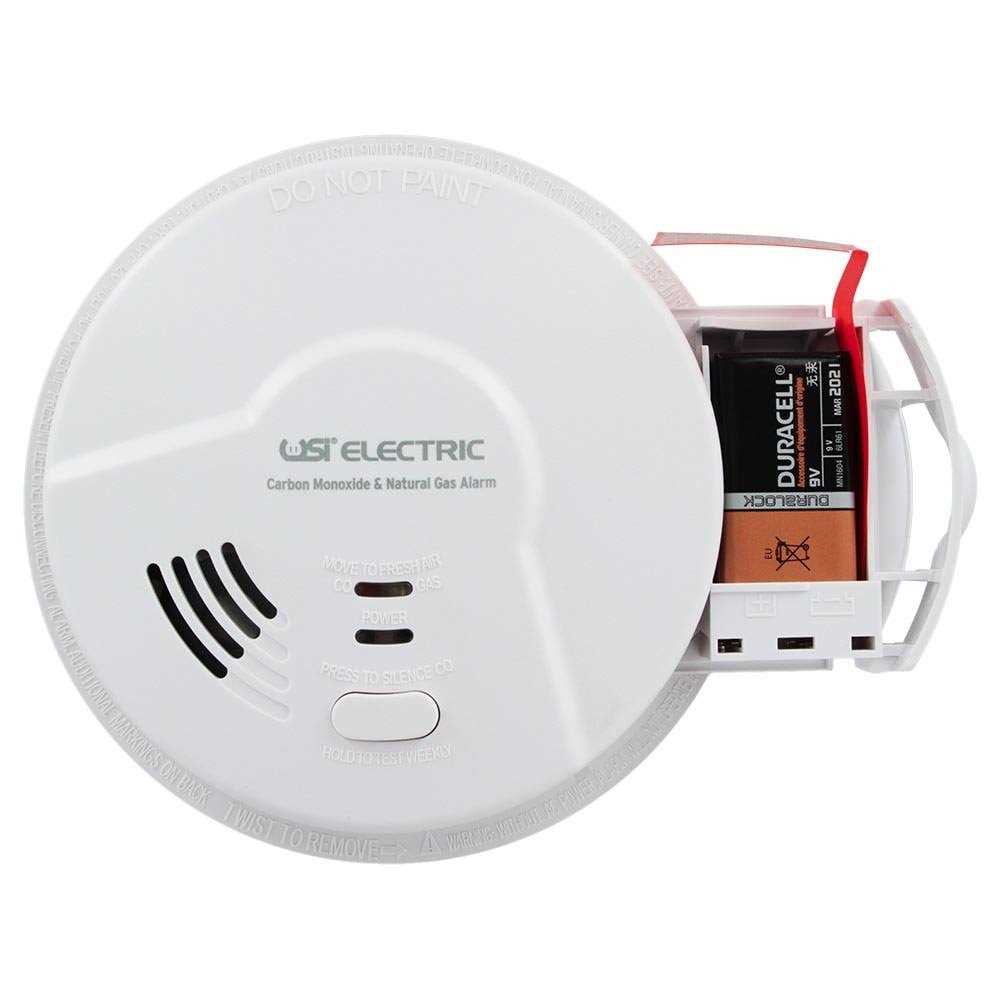 Usi Electric MCN108 Hardwired 2-in-1 Carbon Monoxide and Natural Gas Smart Alarm with Battery Backup