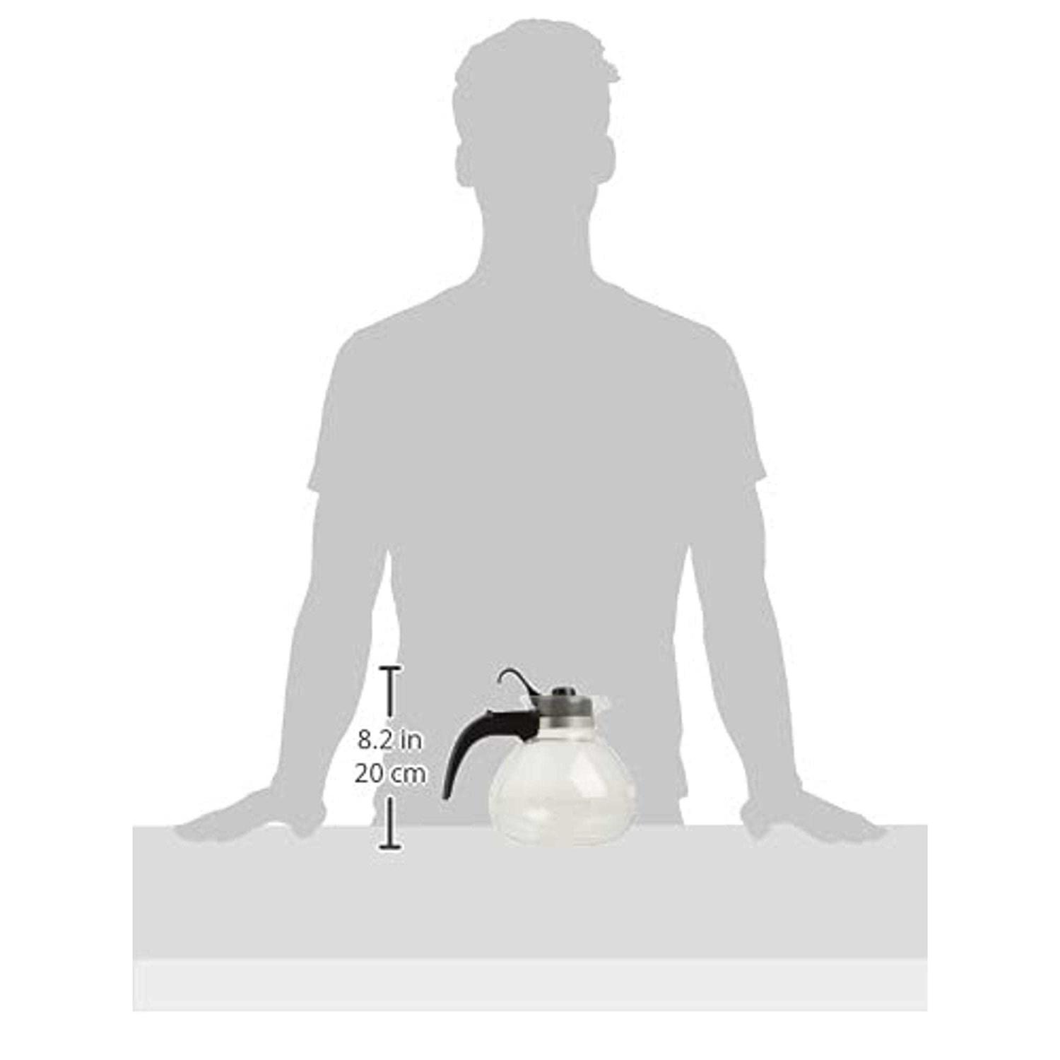 Medelco Glass Whistling Kettle