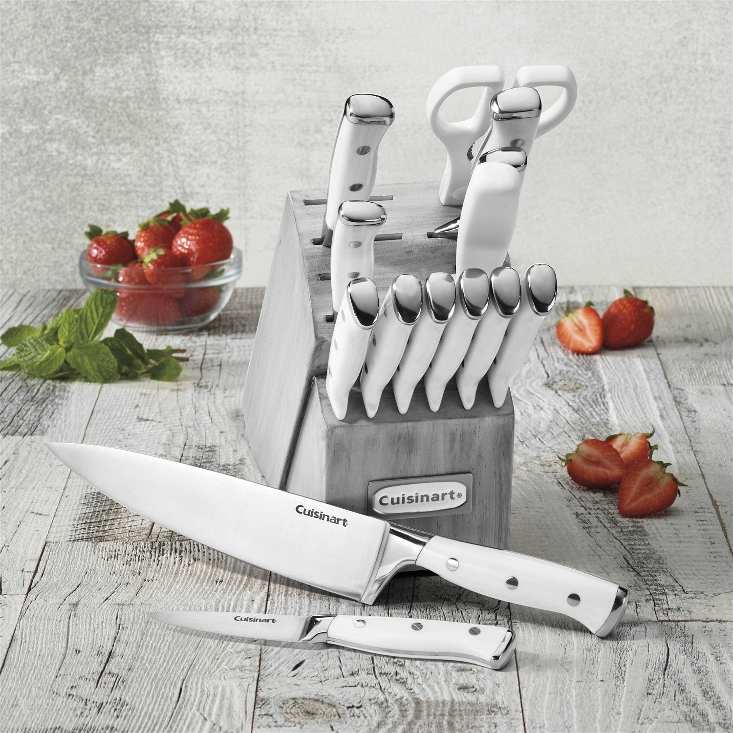 Cuisinart 15-Piece Triple Rivet Cutlery Block Set