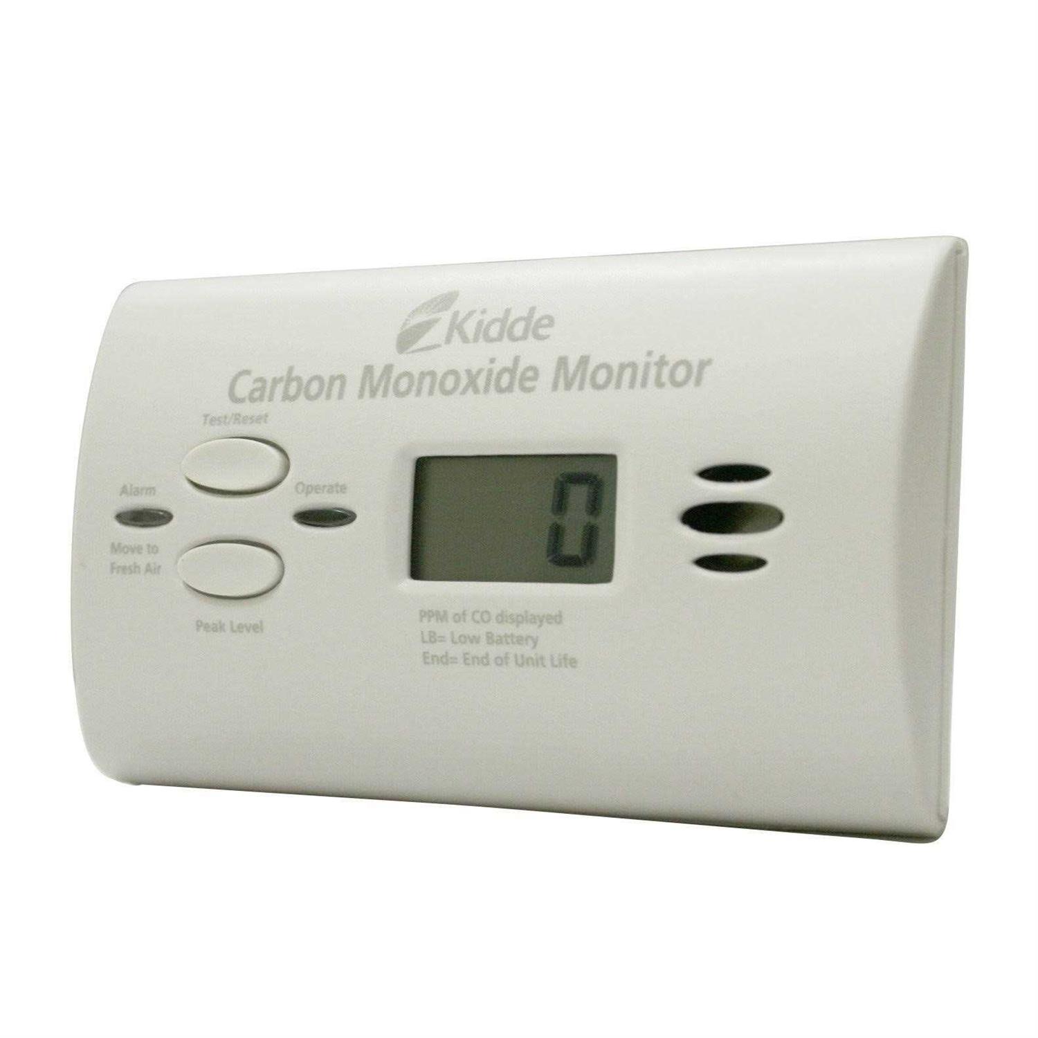 Kidde KN-COU-B Carbon Monoxide Monitor Ultra-Sensitive Battery Powered 21009942