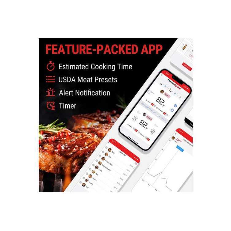 ThermoPro TempSpike Bluetooth Grill Thermometer with Wire-Free Probe
