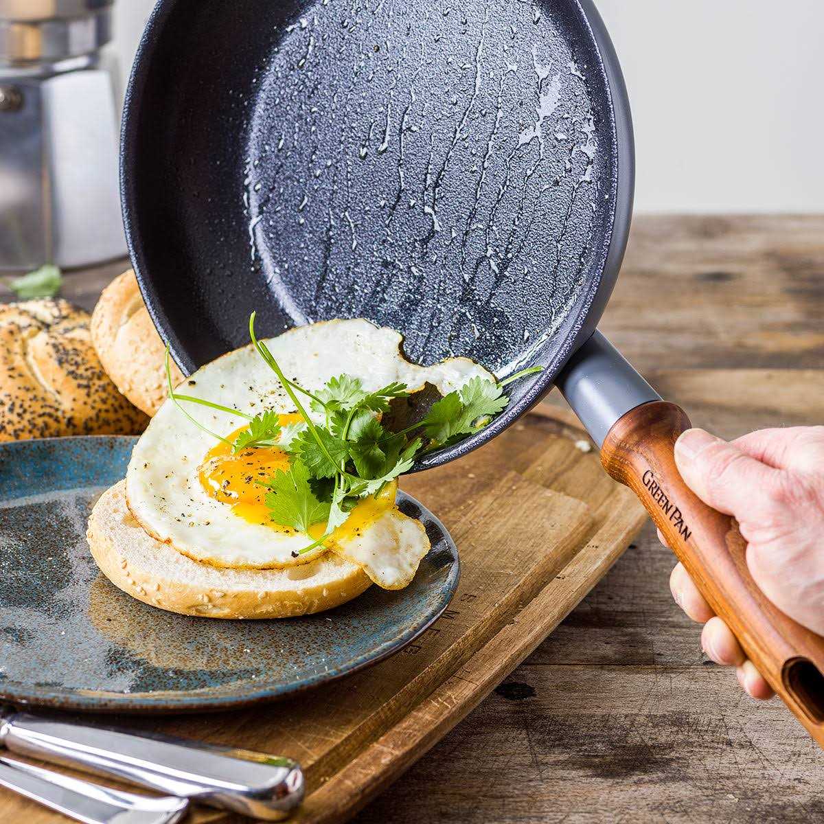 GreenPan Mayflower Pro Hard Anodized Healthy Ceramic Nonstick, 10 and 12 Frying Pan Skillet Set