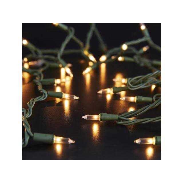 Holiday Living 100-Count 20.62-ft White Incandescent Plug-In Christmas String Lights L1100137CU12