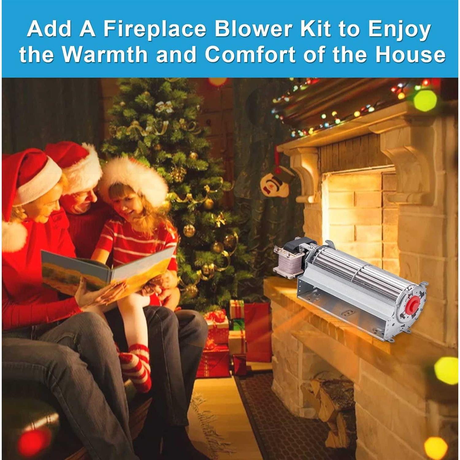 Hipoilk Gz550 Gz552 Replacement Fireplace Blower Fan for Continental