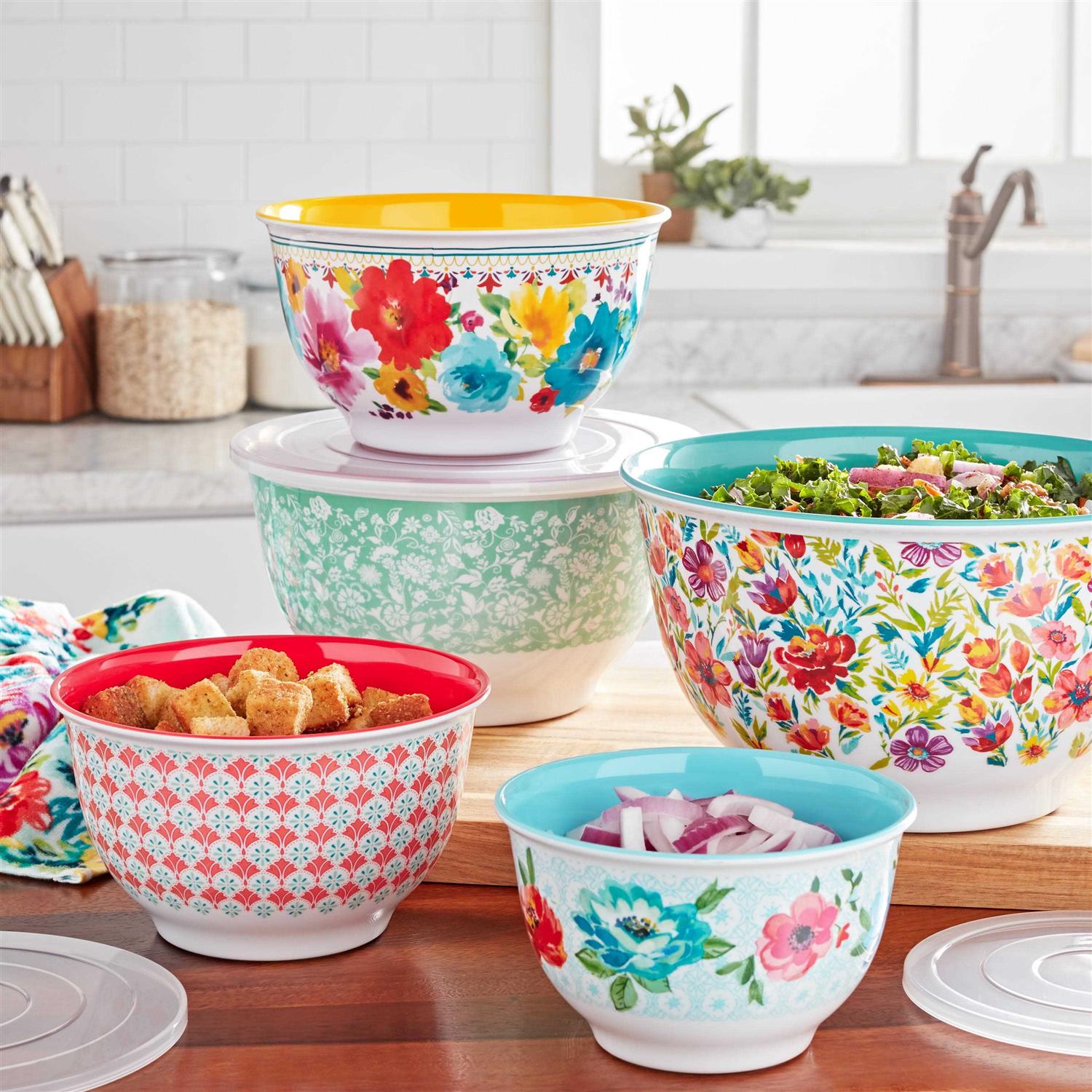 The Pioneer Woman Melamine Mixing Bowl Set