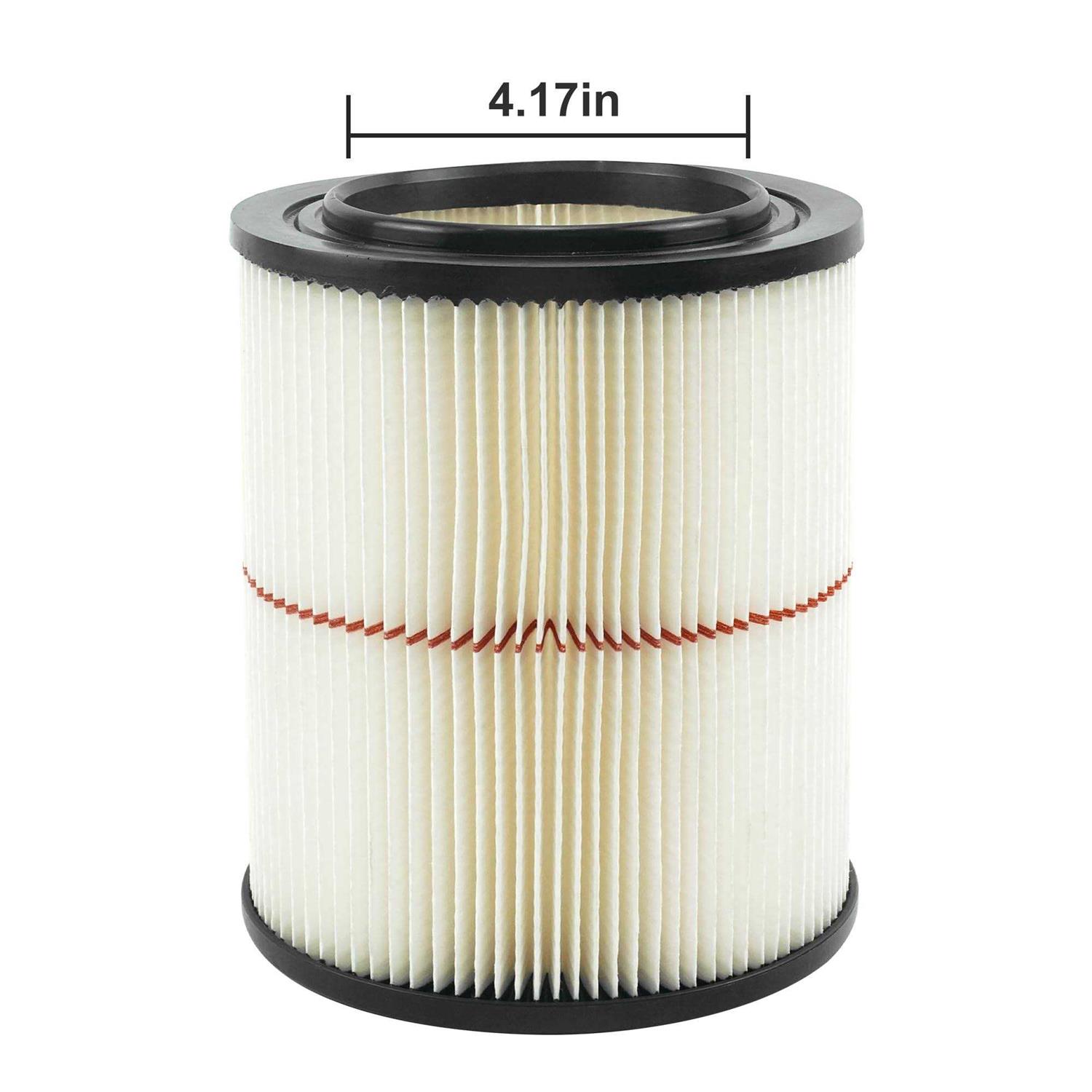 17816 Replacement Filter For Craftsman 9-17816 Wet/Dry Vacuum Cleaner Fit 5 gallon,1 pack